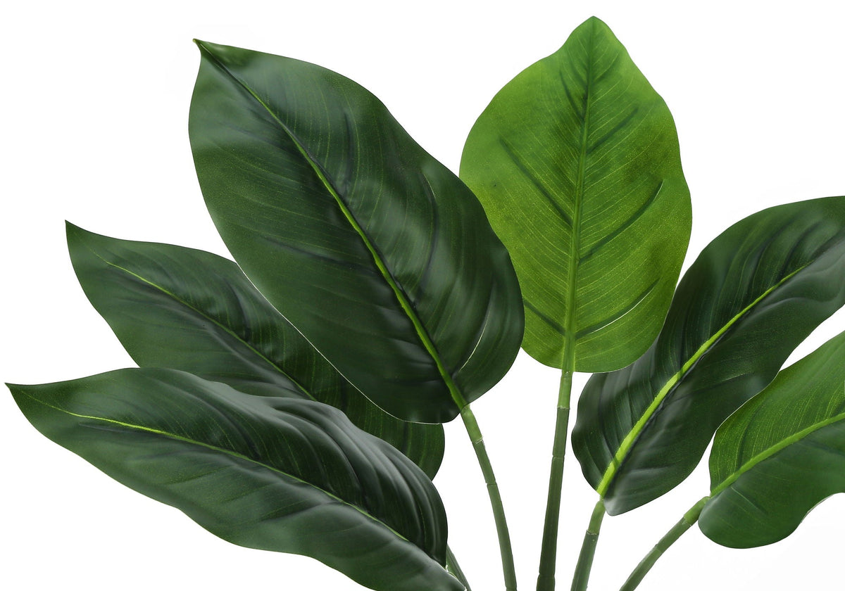17" Tall, Artificial Plant, Aureum, Indoor, Faux, Fake, Table, Greenery, Potted, Real Touch- Green / White