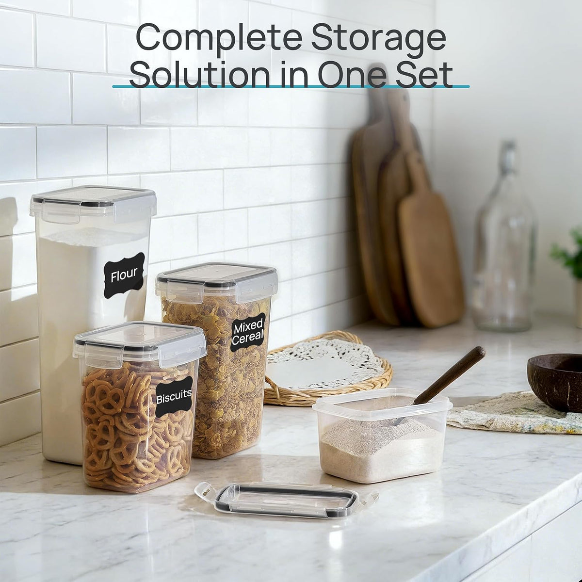 Airtight Food Storage Containers – 24-Piece BPA-Free Set