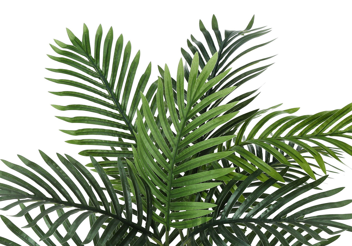 24" Tall, Artificial Plant, Palm, Indoor, Faux, Fake, Table, Floor, Potted, Real Touch, Green / Beige
