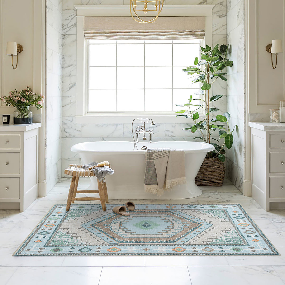 Elea Aesthetic Green Oushak Rug