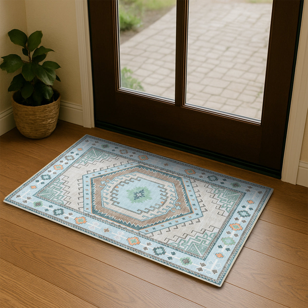 Elea Aesthetic Green Oushak Rug