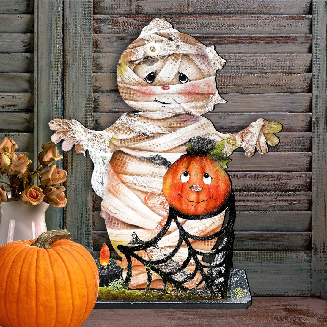 Some Mummy Loves You Halloween Door Decor by Jamie Mills-Price