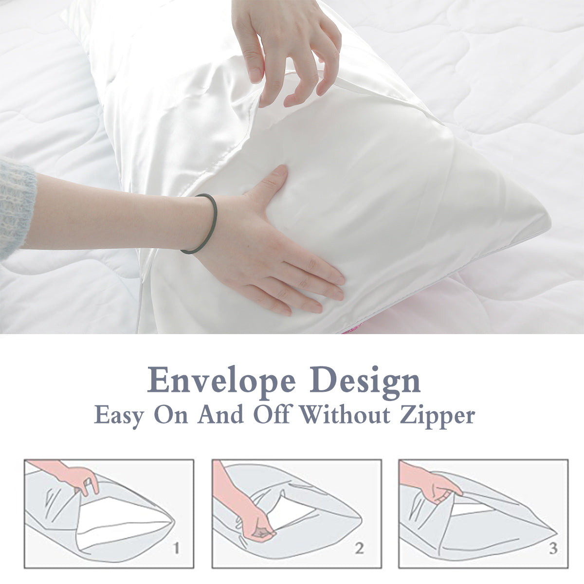 2 Pcs Of Tropical Hummingbird Art Bedroom Satin Printed Soft And Skin Friendly Pillowcase Suitable For All Seasons