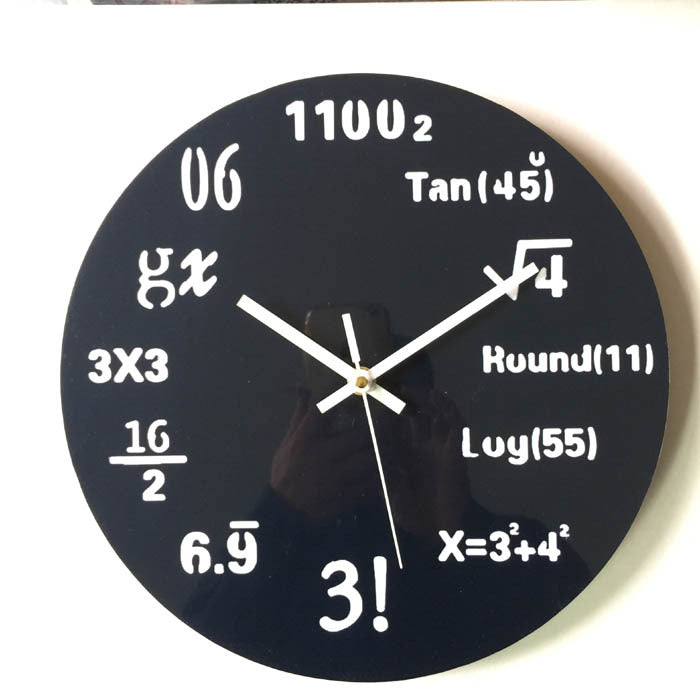 Creative Bully Formula Wall Clock – Ivy Lane Decor