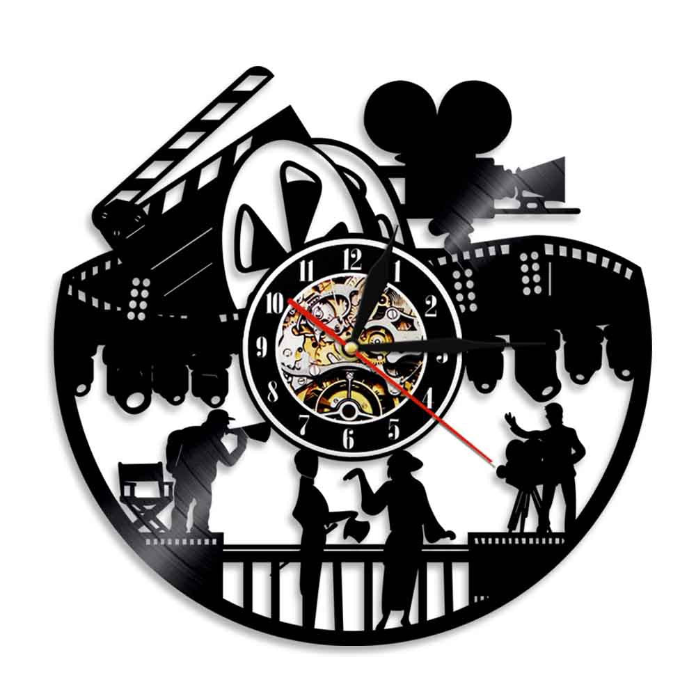 Classic Fashion Vinyl Clock Record Wall Clock Creative Retro Nostalgic Wall Clock
