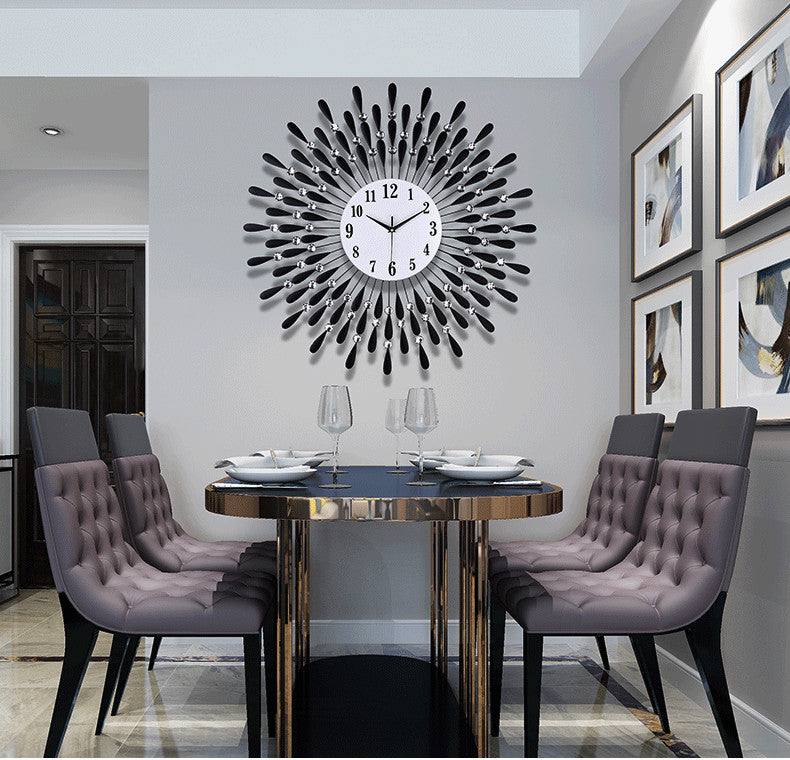 Creative Craft Clock Watch Wrought Iron Wall Clock Decoration – Ivy ...