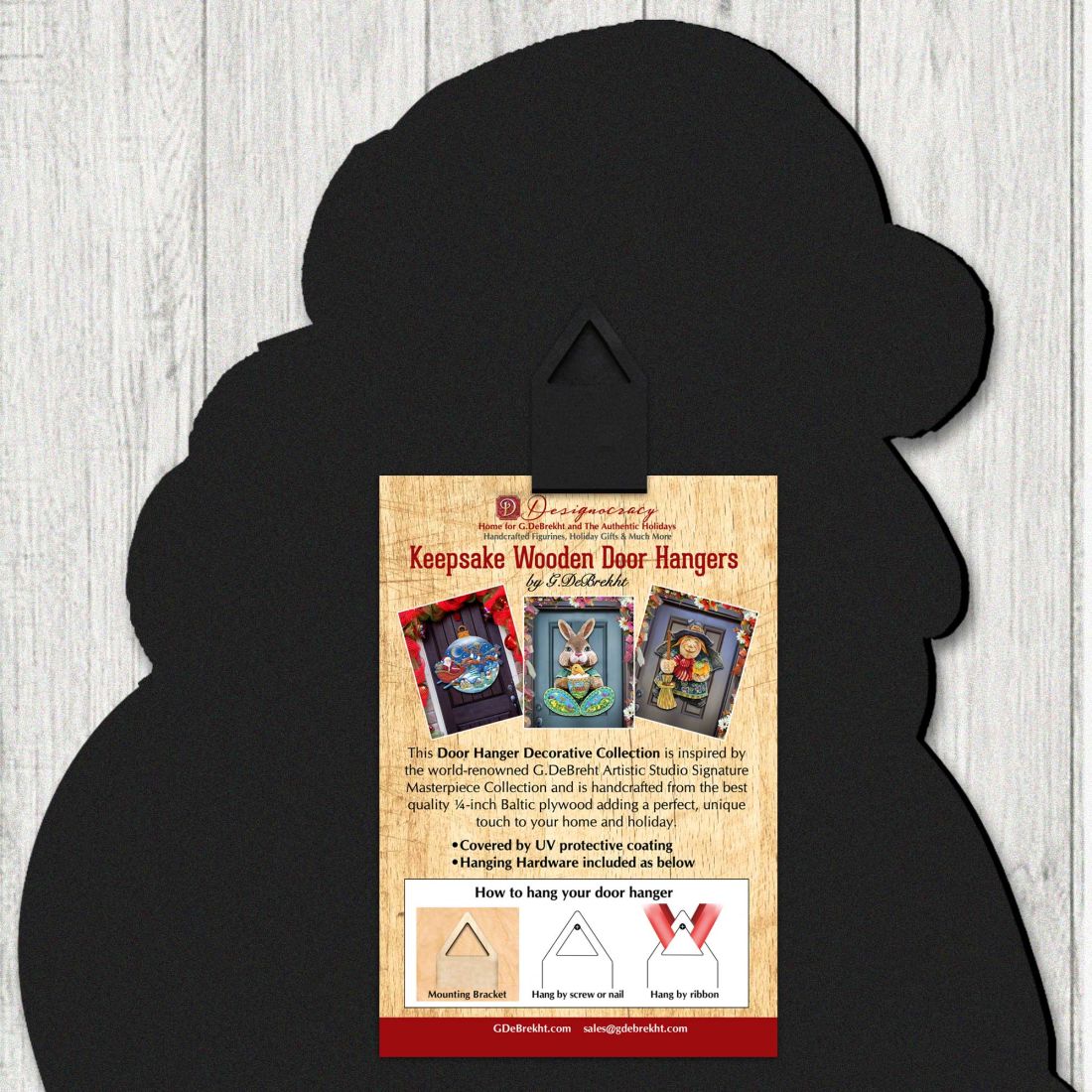 No Crows Scarecrow Halloween Door Decor by Jamie Mills