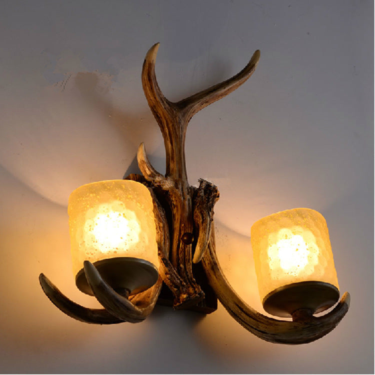 Antlers Creative Bedroom Bedside Aisle Wall Lamp