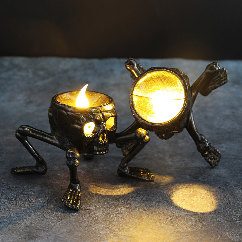 Halloween Skull Hand Lantern Atmosphere Decoration Props Skull Foot Night Halloween