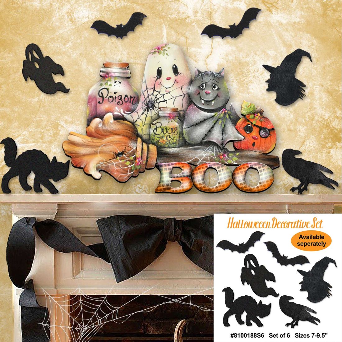 Brunhilda's Broom! Halloween Door Decor by Jamie Mills