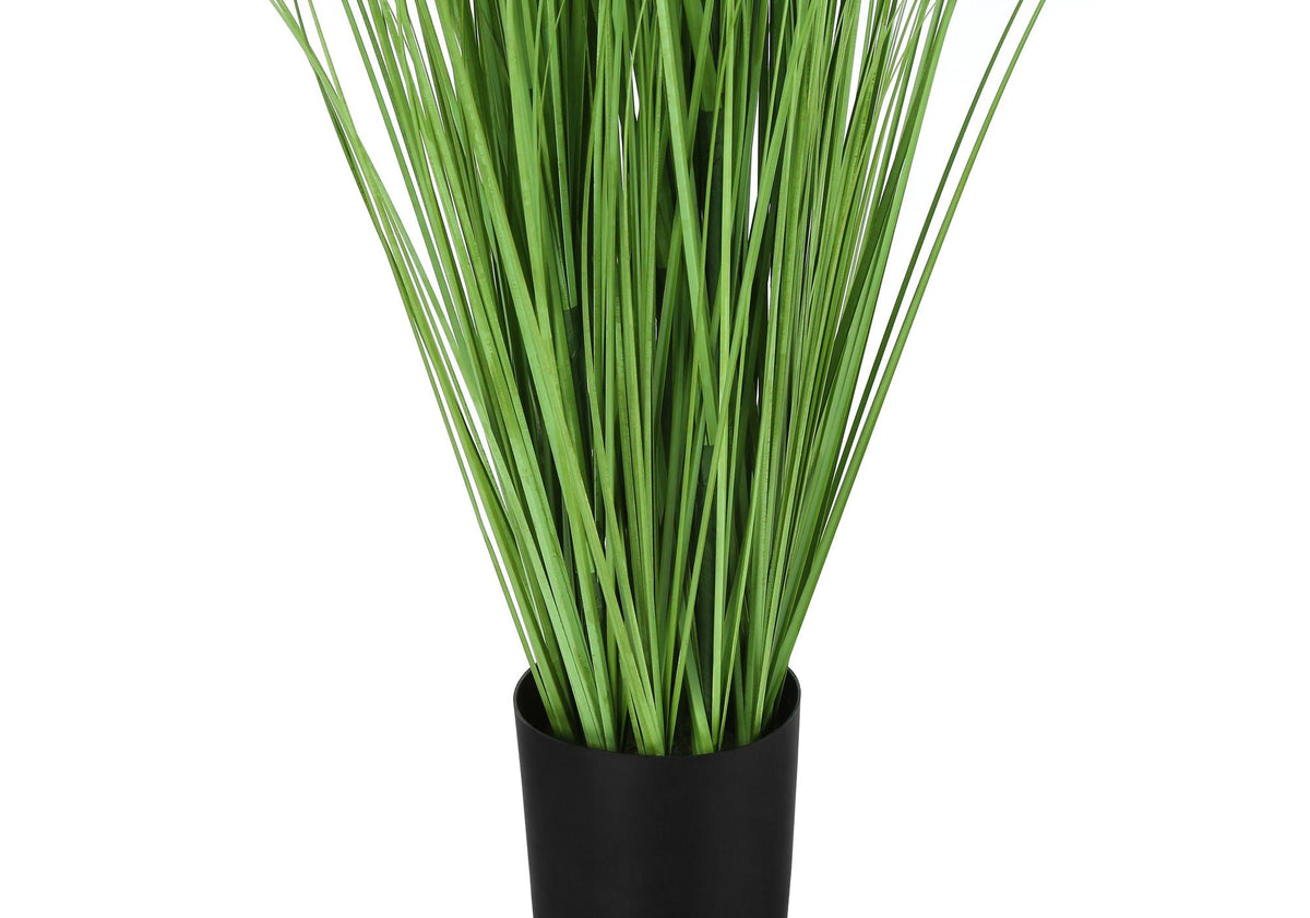 47" Tall, Artificial Plant, Grass Tree, Indoor, Faux, Floor, Potted, Real Touch- Green / Black