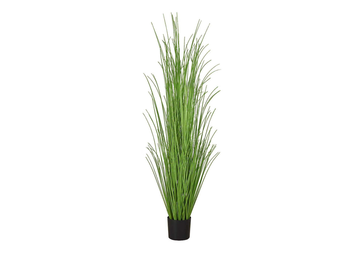 47" Tall, Artificial Plant, Grass Tree, Indoor, Faux, Floor, Potted, Real Touch- Green / Black