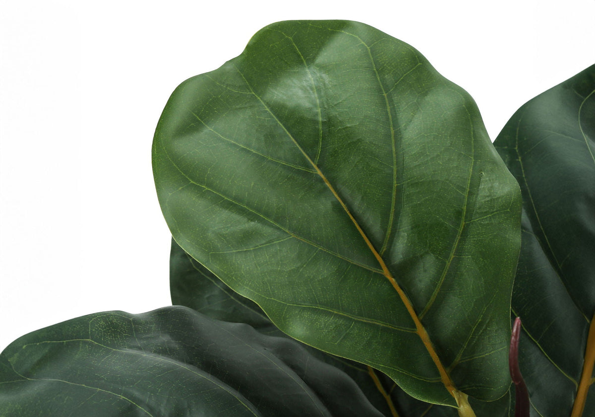 28" Tall, Artificial Plant, Fiddle Tree, Indoor, Faux, Fake, Floor, Greenery, Potted, Real Touch