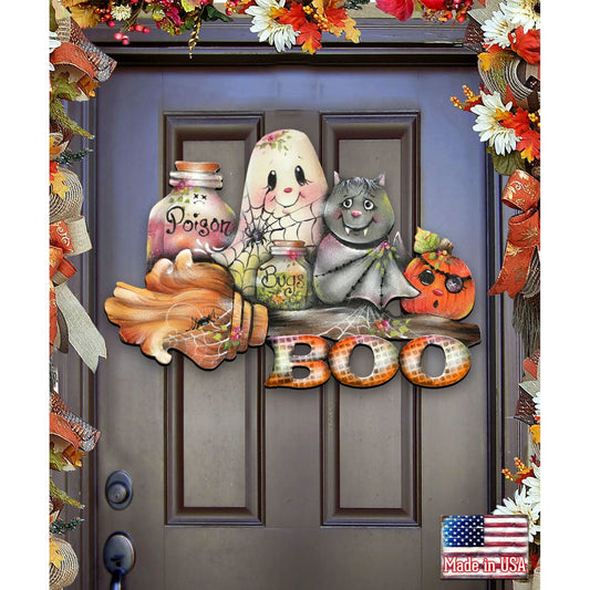 Brunhilda's Broom! Halloween Door Decor by Jamie Mills