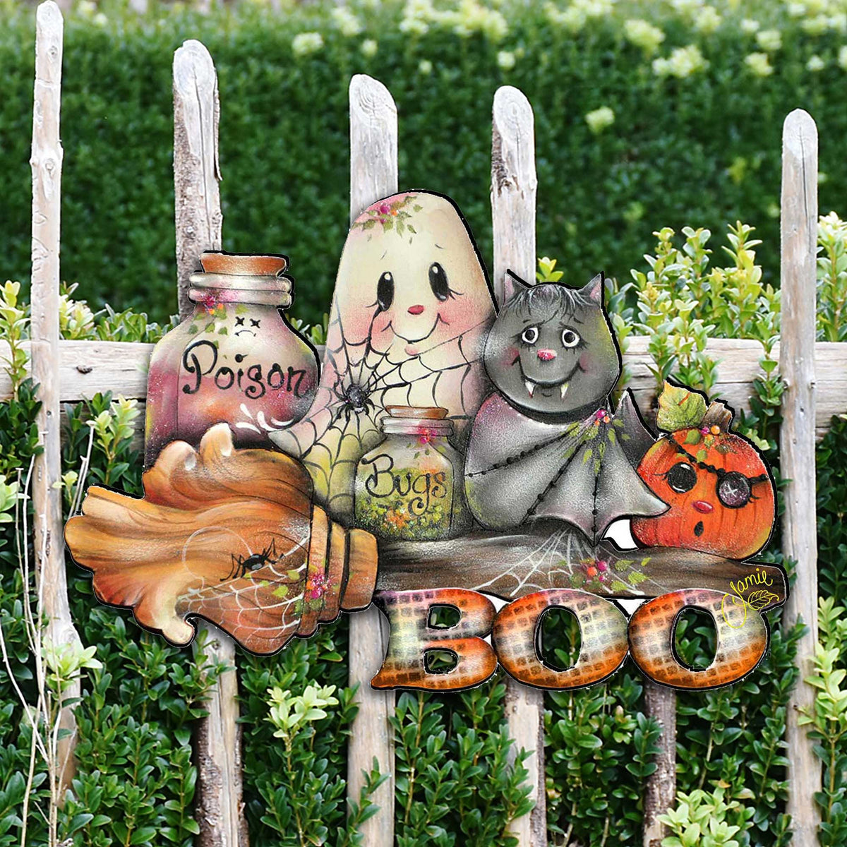 Brunhilda's Broom! Halloween Door Decor by Jamie Mills
