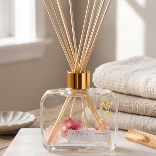 Botanical Reed Diffuser 6.8 oz – Natural Home Fragrance & Decor