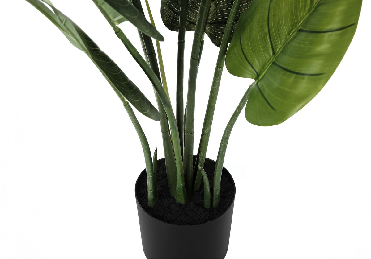 37" Tall, Artificial, Aureum Tree, Indoor, Faux, Fake, Floor, Potted, Real Touch - Green / Black