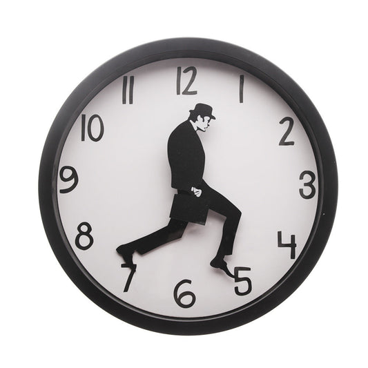 Walking Comedian Funny Wall Clock