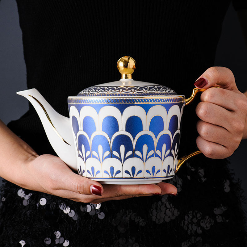 Luxury Household Heat Resistant Fashionable Ceramic Kettle