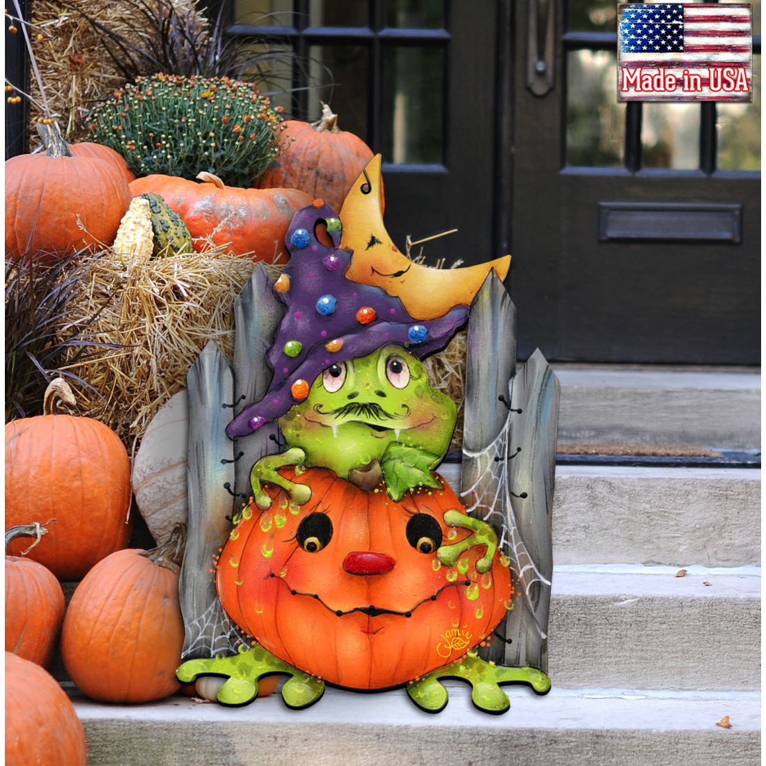 Jeepers Creepers Halloween Door Decor by Jamie Mills