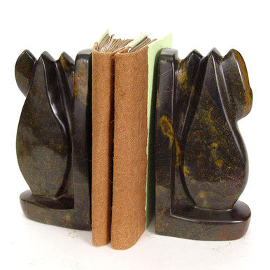 Elephant Stone Bookends (Pair)