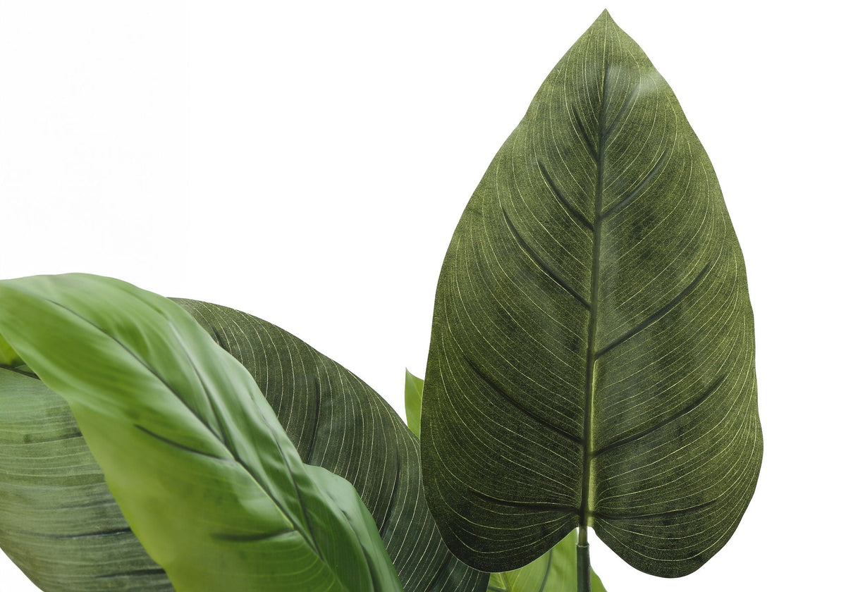 37" Tall, Artificial, Aureum Tree, Indoor, Faux, Fake, Floor, Potted, Real Touch - Green / Black