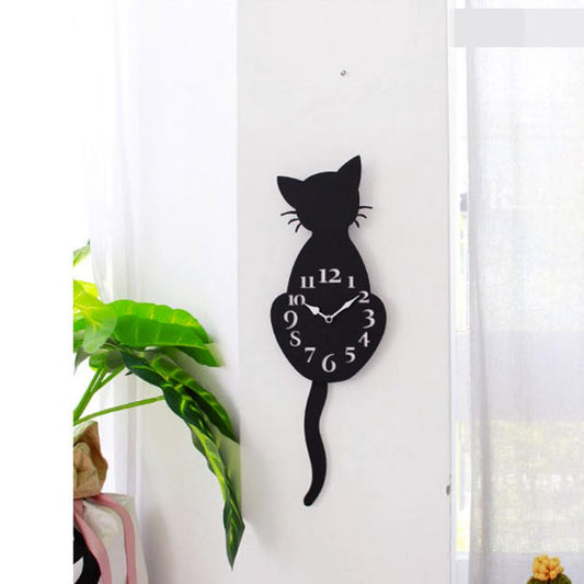 Fashionable living room creative swing wall clock