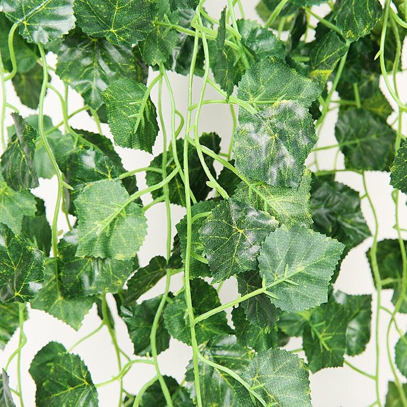 90cm Artificial Green Hanging Ivy Leaves Radish Seaweed Grape Fake Flowers