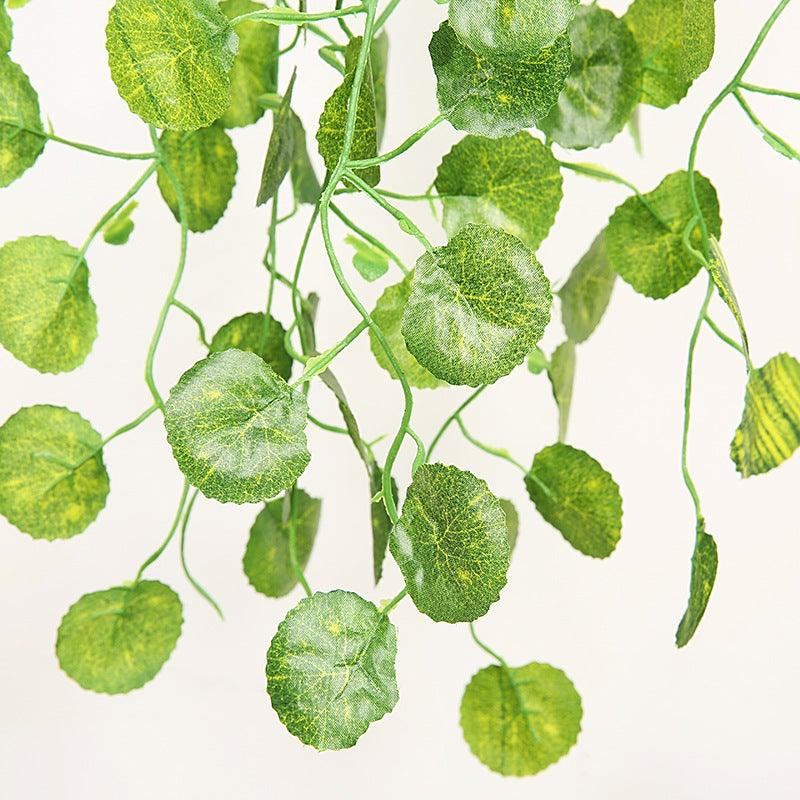 90cm Artificial Green Hanging Ivy Leaves Radish Seaweed Grape Fake Flowers
