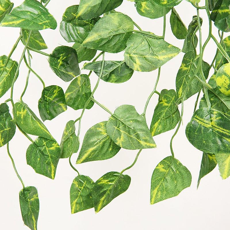 90cm Artificial Green Hanging Ivy Leaves Radish Seaweed Grape Fake Flowers