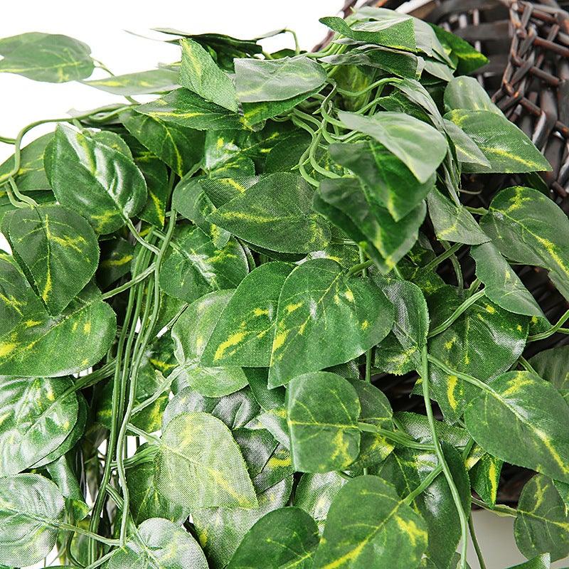 90cm Artificial Green Hanging Ivy Leaves Radish Seaweed Grape Fake Flowers