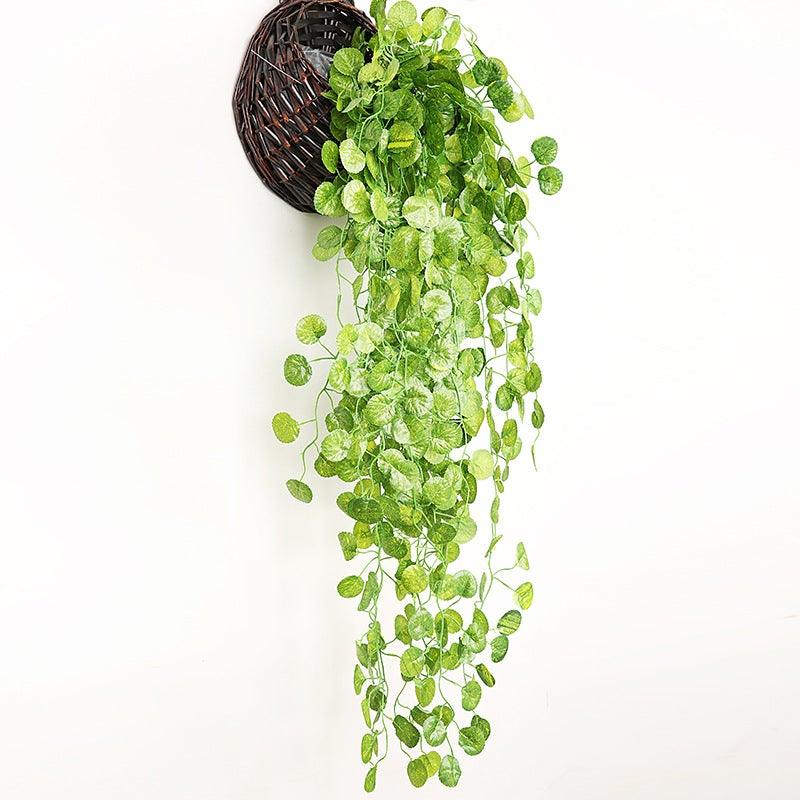 90cm Artificial Green Hanging Ivy Leaves Radish Seaweed Grape Fake Flowers
