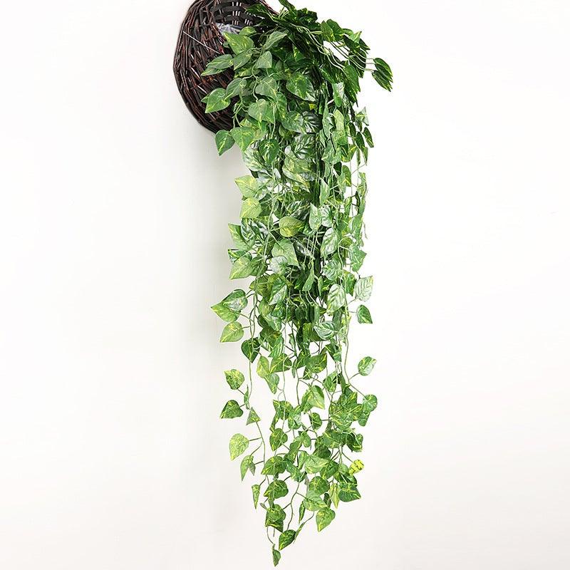 90cm Artificial Green Hanging Ivy Leaves Radish Seaweed Grape Fake Flowers