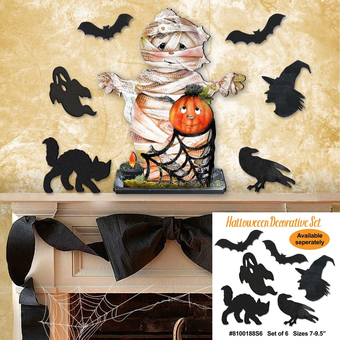 Some Mummy Loves You Halloween Door Decor by Jamie Mills-Price