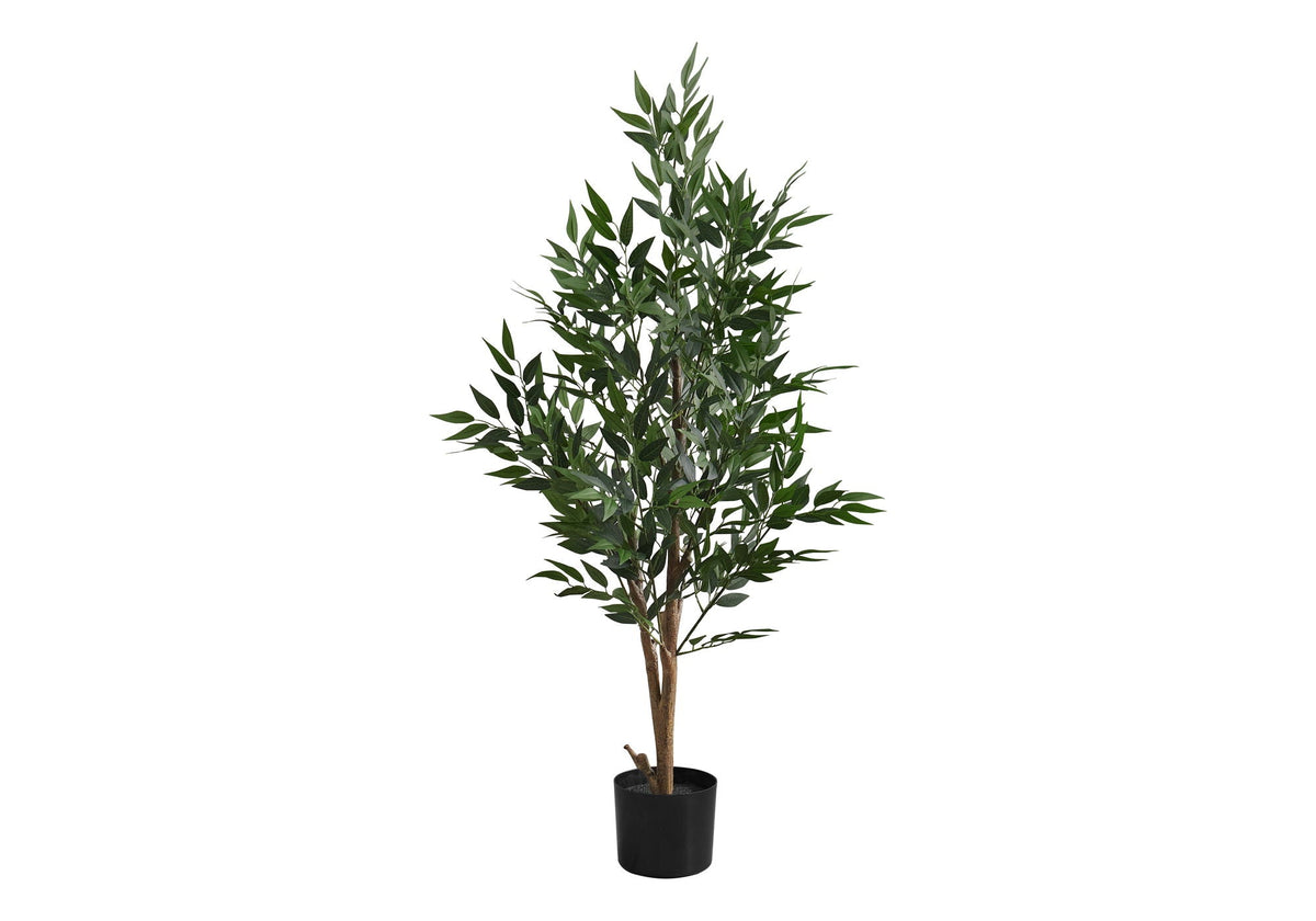 47" Tall, Artificial Plant, Acacia Tree, Indoor, Faux, Fake, Floor, Greenery, Potted, Silk, Decor