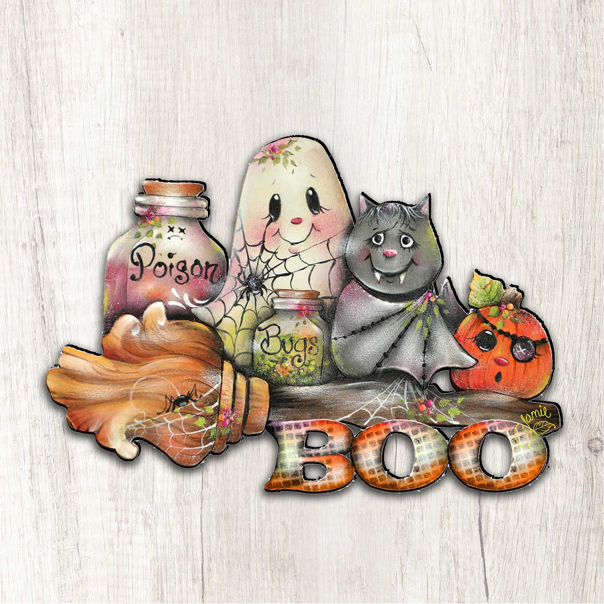 Brunhilda's Broom! Halloween Door Decor by Jamie Mills