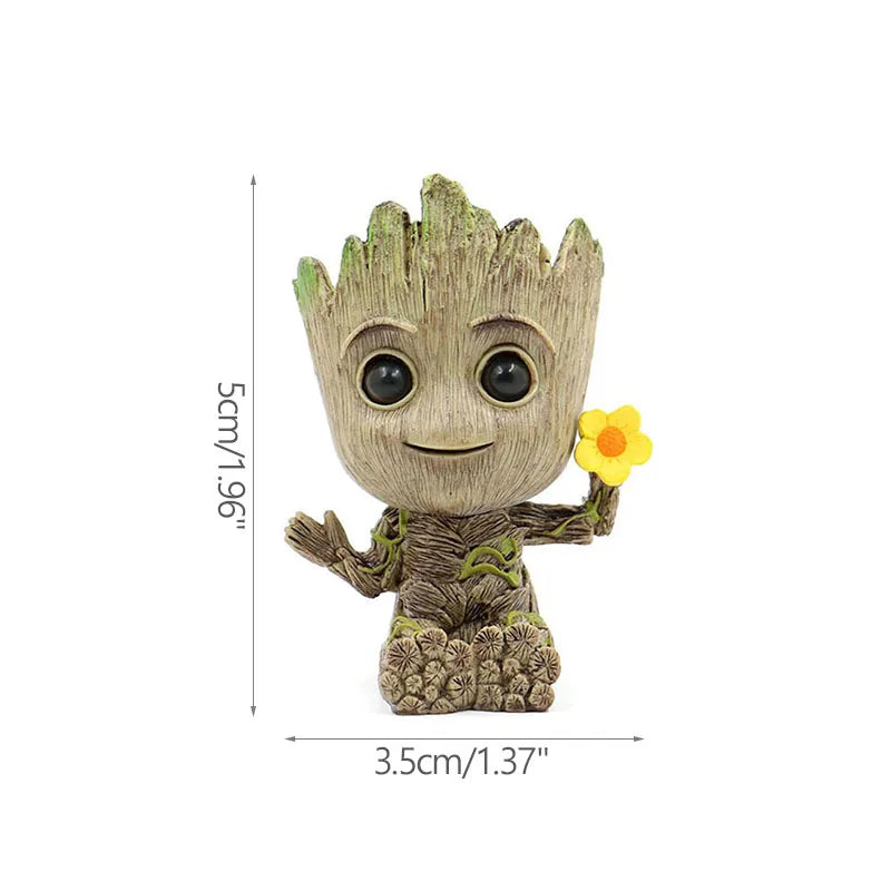 Home Decoration Crafts Miniature Model Office Desktop Display Cartoon Groot Figurines