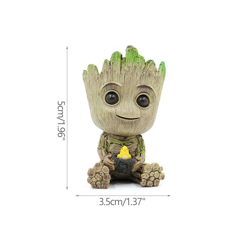 Home Decoration Crafts Miniature Model Office Desktop Display Cartoon Groot Figurines