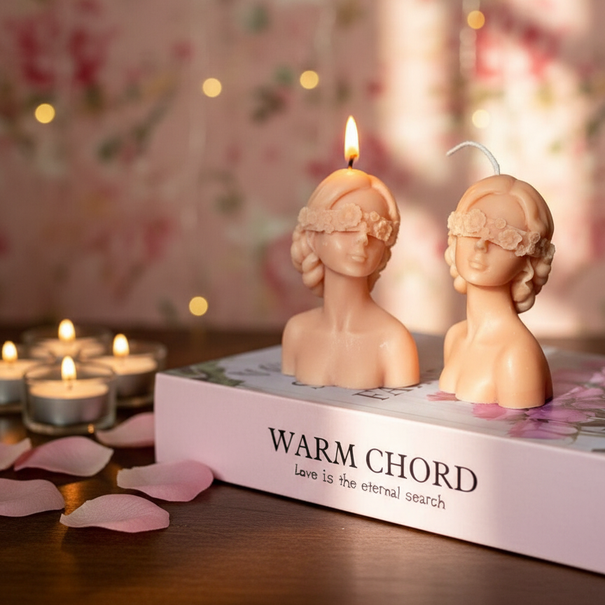 Blindfolded Lady Soy Candle
