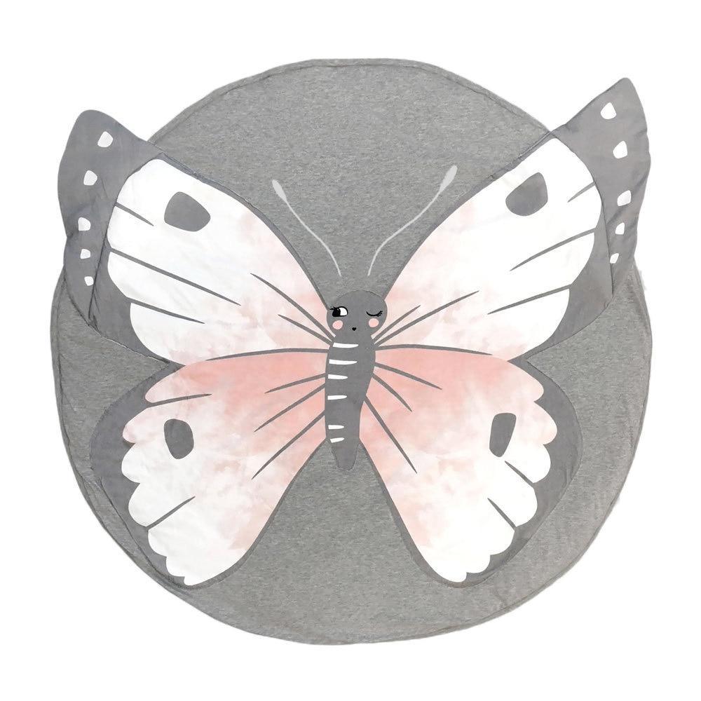 Play Mat Cartoon Animal Baby Mats Newborn Infant Crawling Cotton Round Floor Carpet Rug