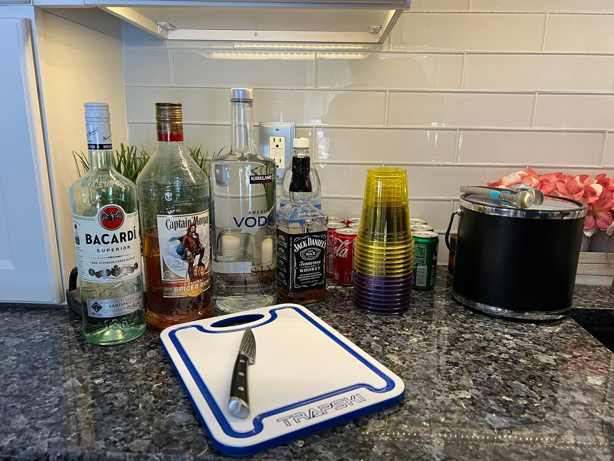 TRAPSKI Premium 1/2 Inch Thick HDPE Cutting Boards | Food-Grade Kitchen Prep Surface