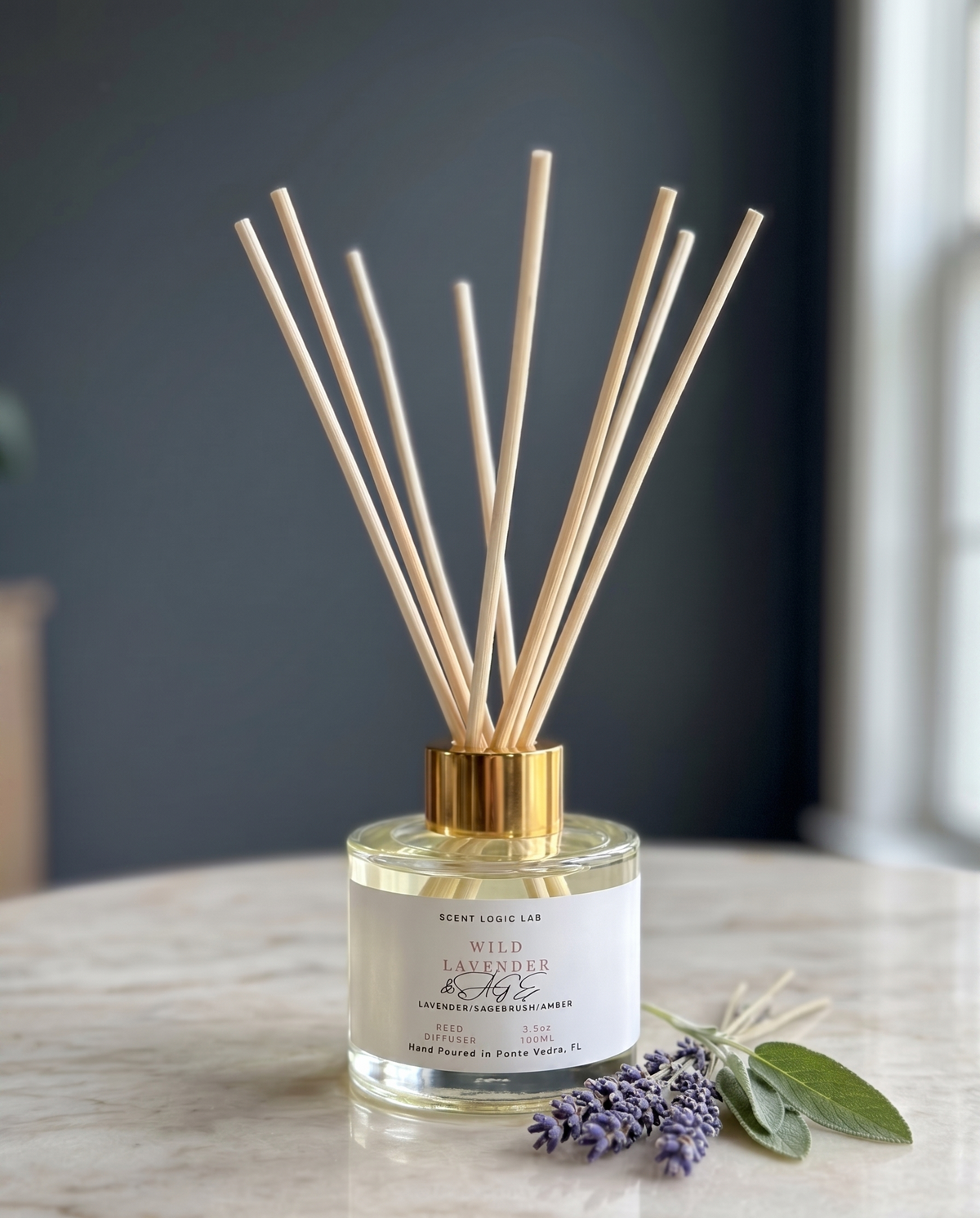 Wild Lavender Reed Diffuser | 100 ml, 200 ml or Both