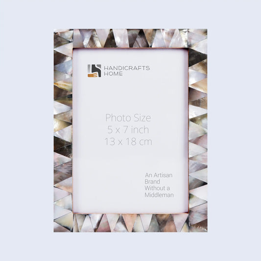 Picture Frame Pearlescent Ebony Collection Mother of Pearl Black – 3 Sizes