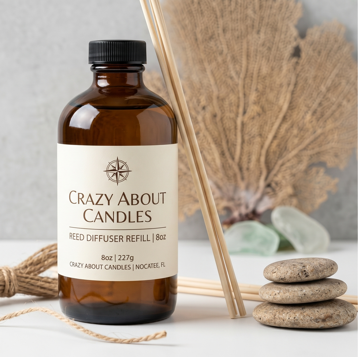 Reed Diffuser Refill – Nature Scents | 8oz Premium Fragrance Oil