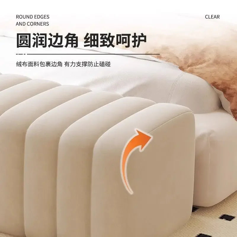 Bed end stool, bed bed, sofa, bedroom, simple long strip shoe changing stool, dressing room