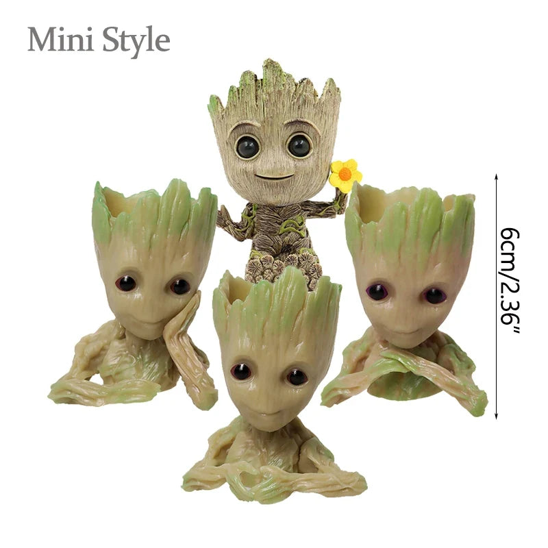 Home Decoration Crafts Miniature Model Office Desktop Display Cartoon Groot Figurines