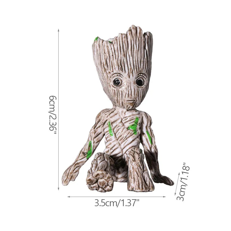 Home Decoration Crafts Miniature Model Office Desktop Display Cartoon Groot Figurines