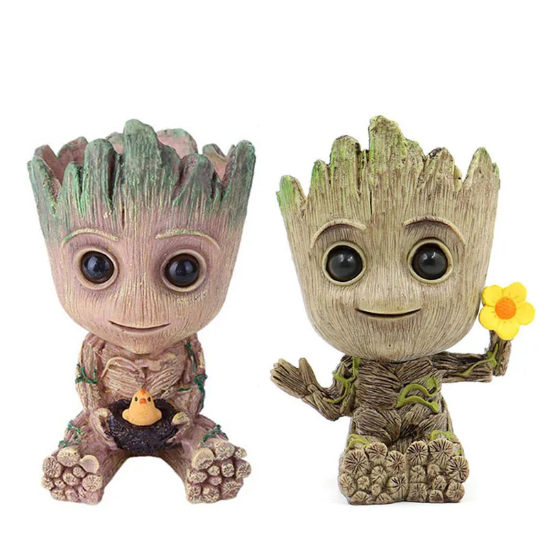 Home Decoration Crafts Miniature Model Office Desktop Display Cartoon Groot Figurines