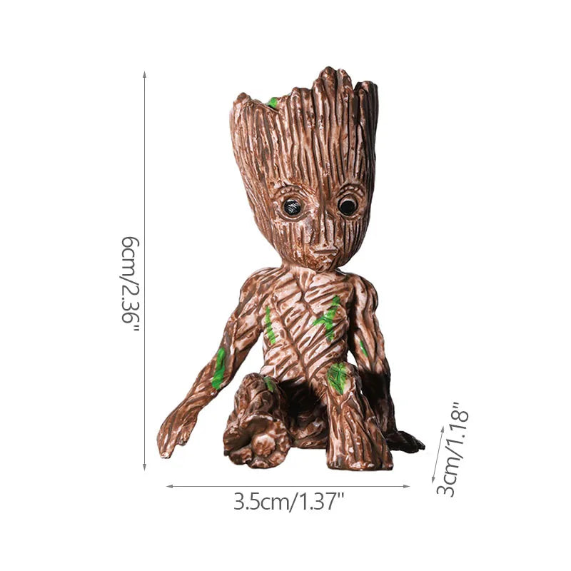 Home Decoration Crafts Miniature Model Office Desktop Display Cartoon Groot Figurines
