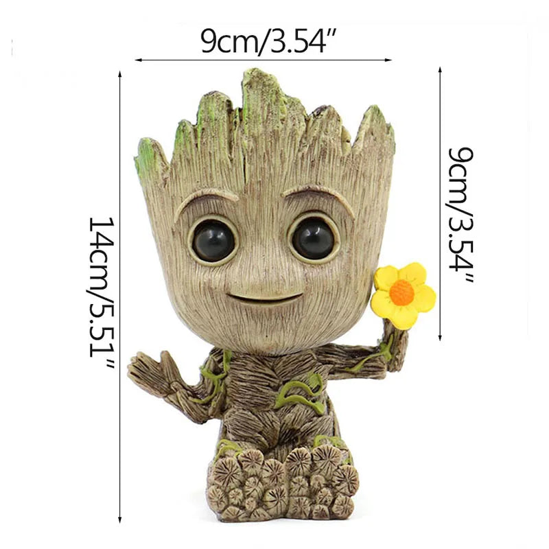 Home Decoration Crafts Miniature Model Office Desktop Display Cartoon Groot Figurines